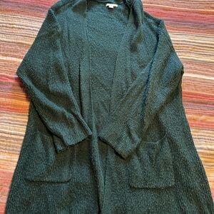 American Eagle Outfitters Dark Green Cardigan